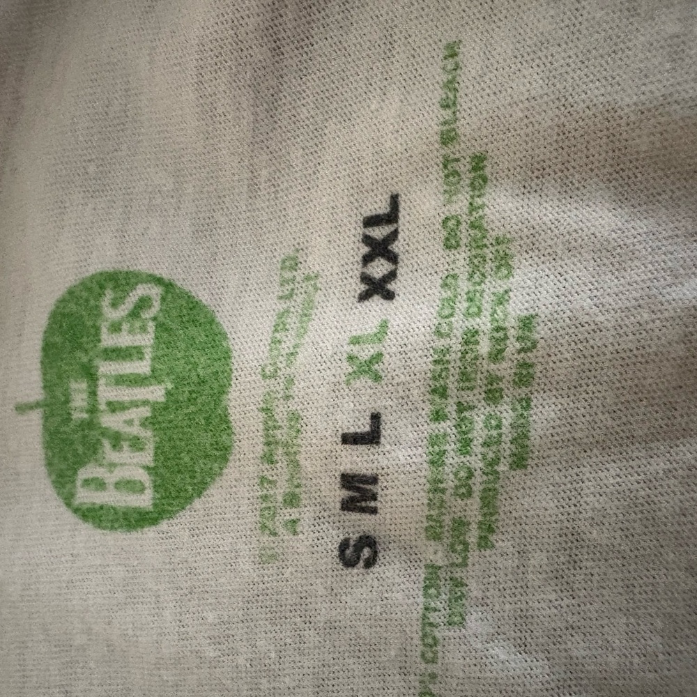 The Beatles Classic White Women's drop T Tee - Picture 6 of 6